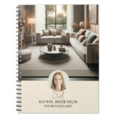 Carnet Conception de photo de monogramme personnalisé pro (Devant)