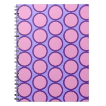 Conception de points rétro rose violet et jaune