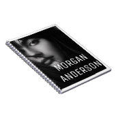 Carnet Conception de portrait noir et blanc Morgan Anders (Côté Droit)