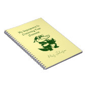 Carnet Conception de professeur d'anglais drôle de superp (Côté Droit)