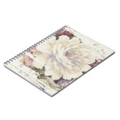 Carnet Conception de revêtement Retro Rose (Côté gauche)