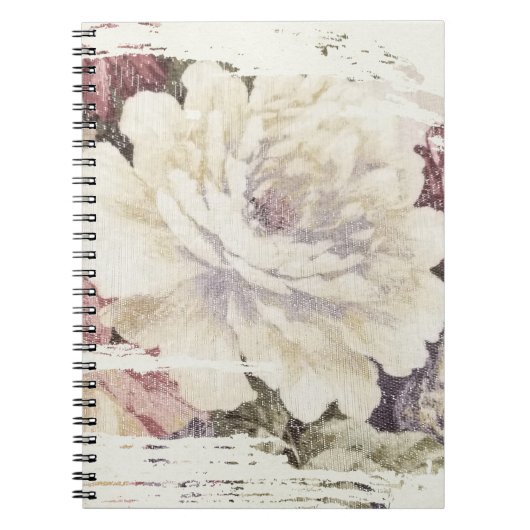 Carnet Conception de revêtement Retro Rose (Devant)