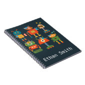 Carnet Conception de robot mignon pour enfants (Côté Droit)