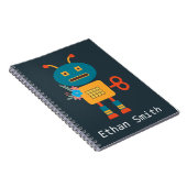Carnet Conception de robot mignon pour enfants (Côté Droit)