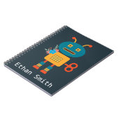 Carnet Conception de robot mignon pour enfants (Côté gauche)