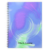 Carnet Conception de rotation abstraite moderne (Devant)