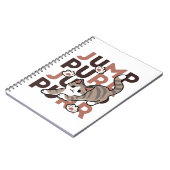 Carnet Conception de saut de chat - Artwork de purr de sa (Côté gauche)