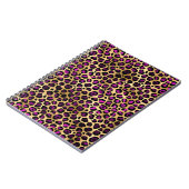 Carnet Conception de série Leopard violet et or 4 (Côté gauche)