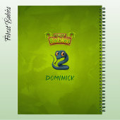 Carnet Conception de serpent de jungle bienvenue reptile