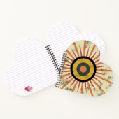 Carnet Conception de soleil levant rétro boho (Intérieur)