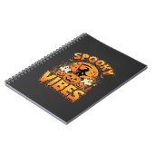 Carnet Conception de sorcière de citrouille d'Halloween V (Côté gauche)