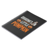 Carnet Conception de sorcière d'Halloween de petit citrou (Côté gauche)