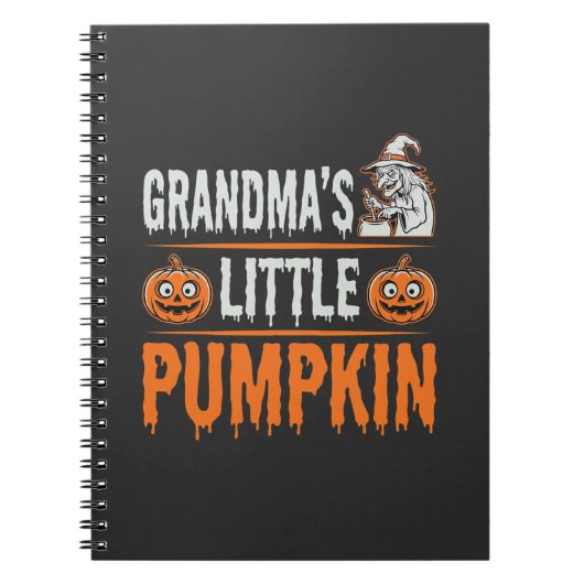Carnet Conception de sorcière d'Halloween de petit citrou (Devant)