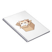 Carnet Conception de sticker Kawaii Chat Mignon dans une (Côté Droit)