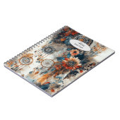 Carnet conception de style boho avec attrape-rêves (Côté gauche)