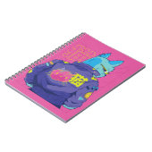 Carnet Conception de style cyberpunk pour chat (Côté gauche)