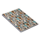 Carnet Conception de surface composée de chats (Côté Droit)