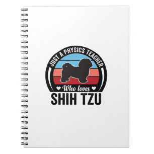 Carnet Conception de T-shirt de chien vintage Shih Tzu pr
