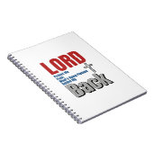 Carnet Conception de t-shirt de foi chrétienne Lord Prote (Côté Droit)