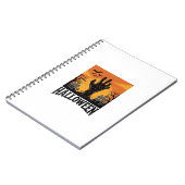 Carnet Conception de T-shirt de main de zombie de cimetiè (Côté gauche)