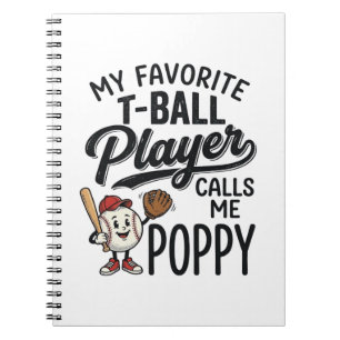 Carnet Conception de t-shirt Poppy Mon joueur préféré de