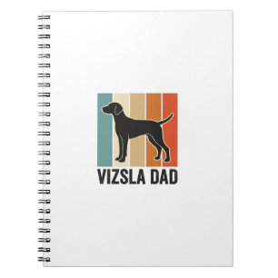Carnet Conception de T-shirt pour papa de Vizsla vintage