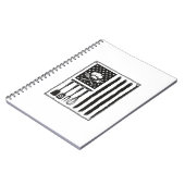 Carnet Conception de T-shirt Ustensiles de Cuisine Drapea (Côté gauche)