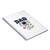 Carnet Conception de T-shirt Vector Space Astronaute Papa (Côté Droit)
