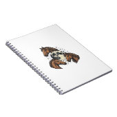 Carnet Conception de T-Shirt vectoriel de cheval de lune (Côté Droit)