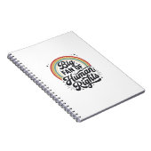 Carnet Conception de T-Shirt Vectoriel Rétro Arc-en-Ciel (Côté Droit)