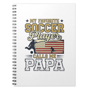 Carnet Conception de T-shirt vintage Papa de football drô