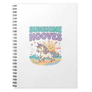 Carnet Conception de tee-shirt graphique tendance Licorne