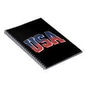 Carnet conception de texte de grunge aux États-Unis (Côté Droit)