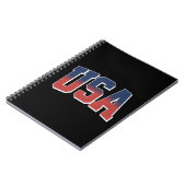 Carnet conception de texte de grunge aux États-Unis (Côté gauche)