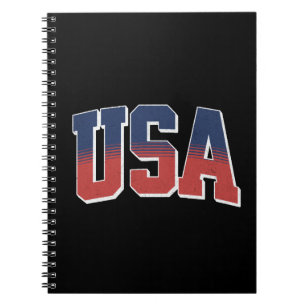 Carnet conception de texte de grunge aux États-Unis