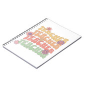 Carnet Conception de texte de style rétro de l'enseignant (Côté gauche)