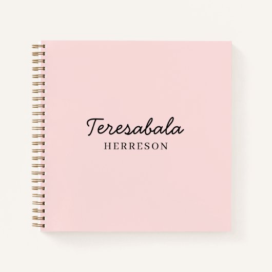 Carnet Conception de texte moderne pour demoiselles d'hon (Devant)