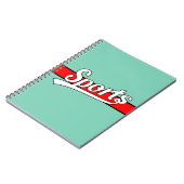 Carnet Conception de texte : SPORTS blanc + votre propre (Côté gauche)