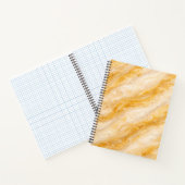 Carnet Conception de texture marbrée au milkshake de bana (Intérieur)
