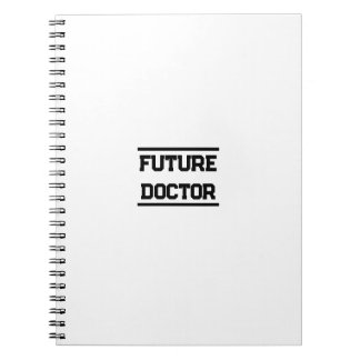 Carnet Conception de titre médical futur texte minimal