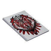 Carnet Conception de totem tribal Haida Loup (Côté Droit)