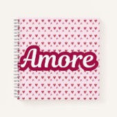 Carnet Conception de typographie Amore – Cadeau de la Sai (Devant)