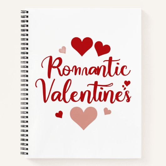 Carnet Conception de typographie d'amour de la Saint-Vale (Devant)