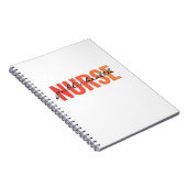 Carnet Conception de typographie d'infirmière en santé pu (Côté Droit)