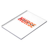 Carnet Conception de typographie d'infirmière en santé pu (Côté gauche)