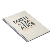 Carnet Conception de typographie pour professeur de mathé (Côté Droit)