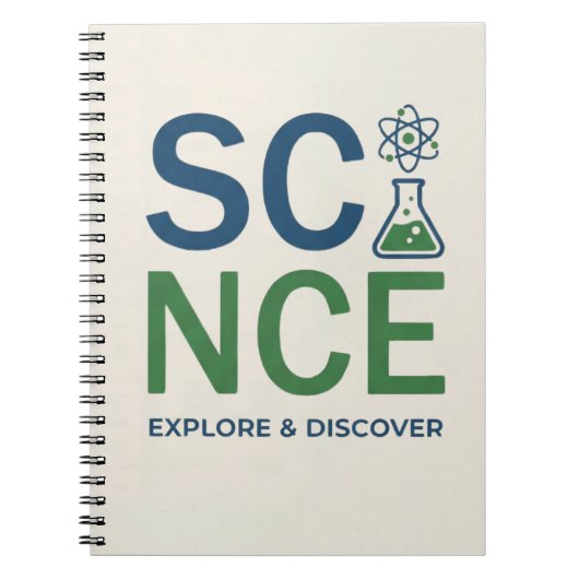 Carnet Conception de typographie pour professeur de scien (Devant)
