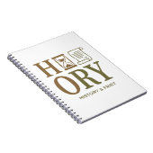 Carnet Conception de typographie pour professeur d'histoi (Côté Droit)