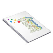 Carnet Conception de typographie Rétro Fierté facile à vi (Côté Droit)