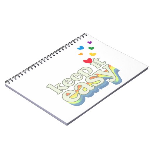 Carnet Conception de typographie Rétro Fierté facile à vi (Côté gauche)